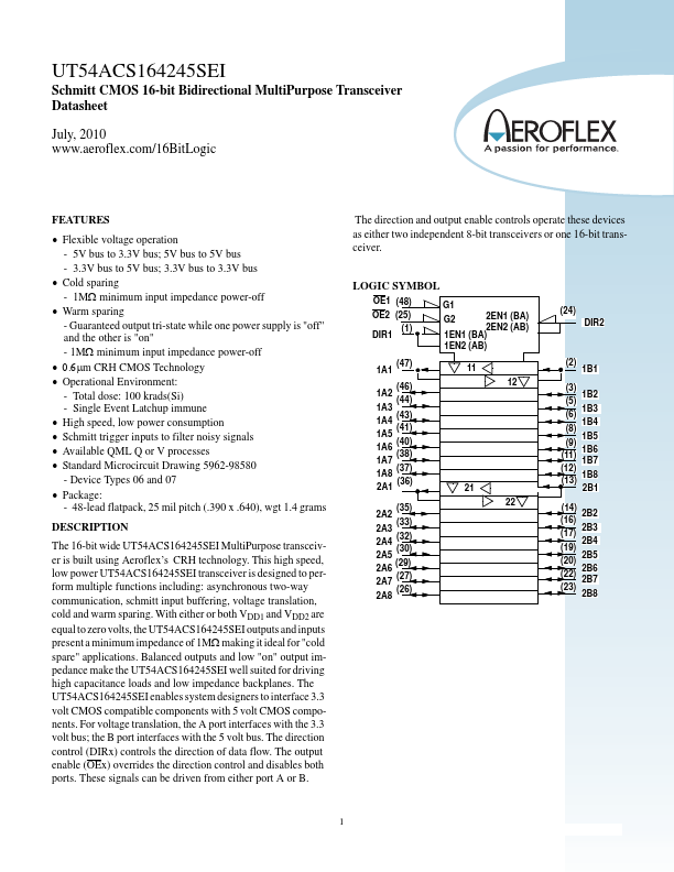 UT54ACS164245SEI