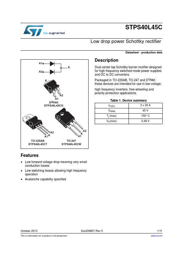 STPS40L45CW