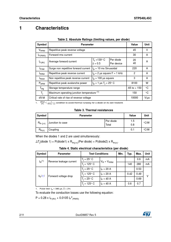 STPS40L45CW