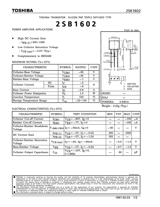 2SB1602