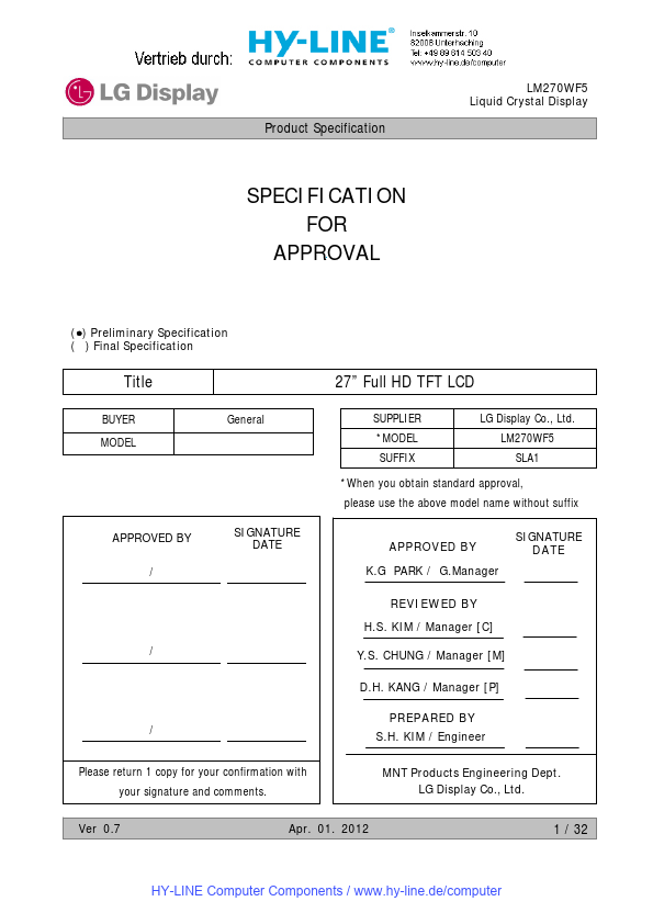 LM270WF5-SLA1