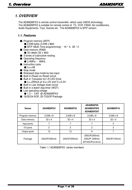 ADAM26P20T