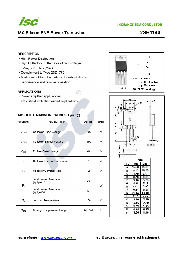 2SB1190