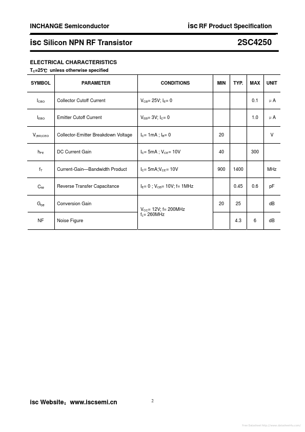 2SC4250
