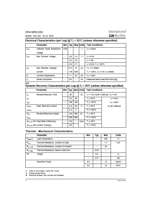 HFA16PA120C