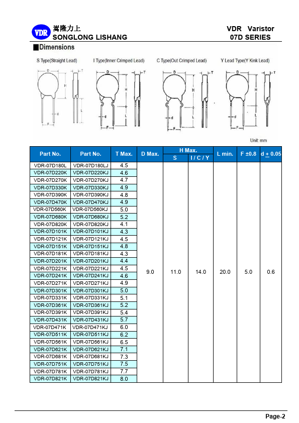 VDR-07D390K