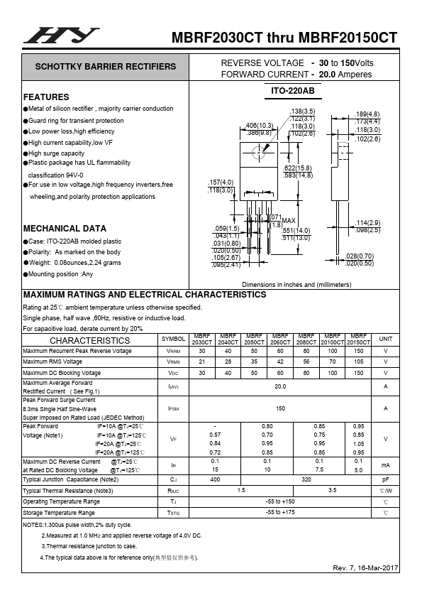 MBRF2060CT