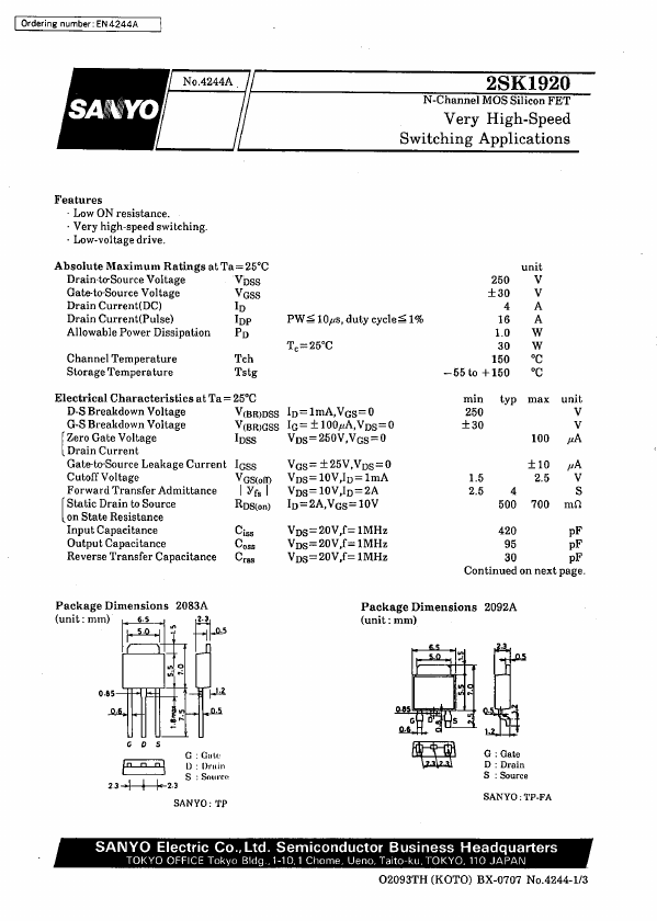 2SK1920