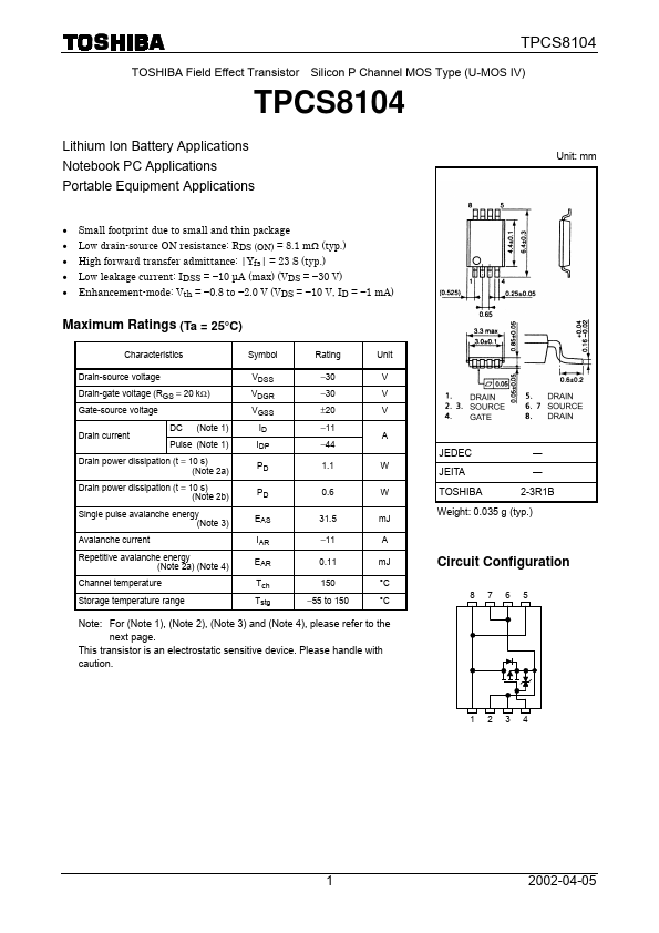 TPCS8104