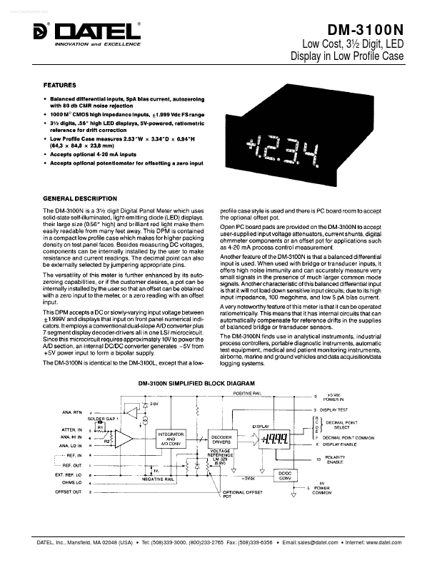 DM-3100N