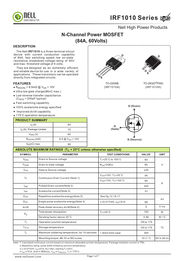 IRF1010