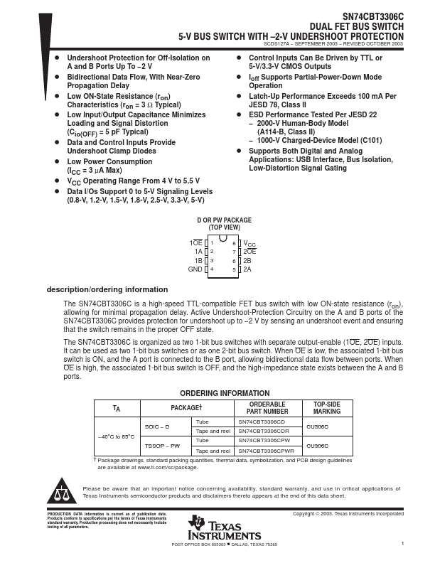 SN74CBT3306CD