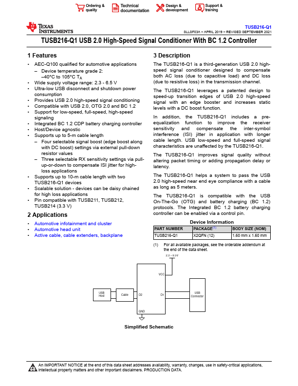 TUSB216-Q1