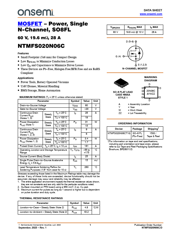 NTMFS020N06C