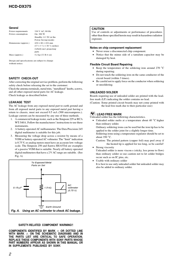 HCD-DX375