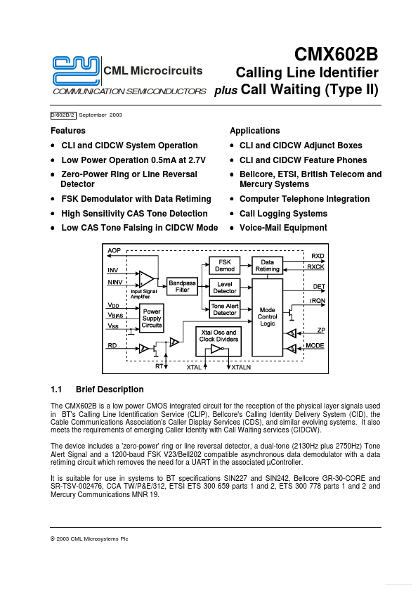 CMX602B