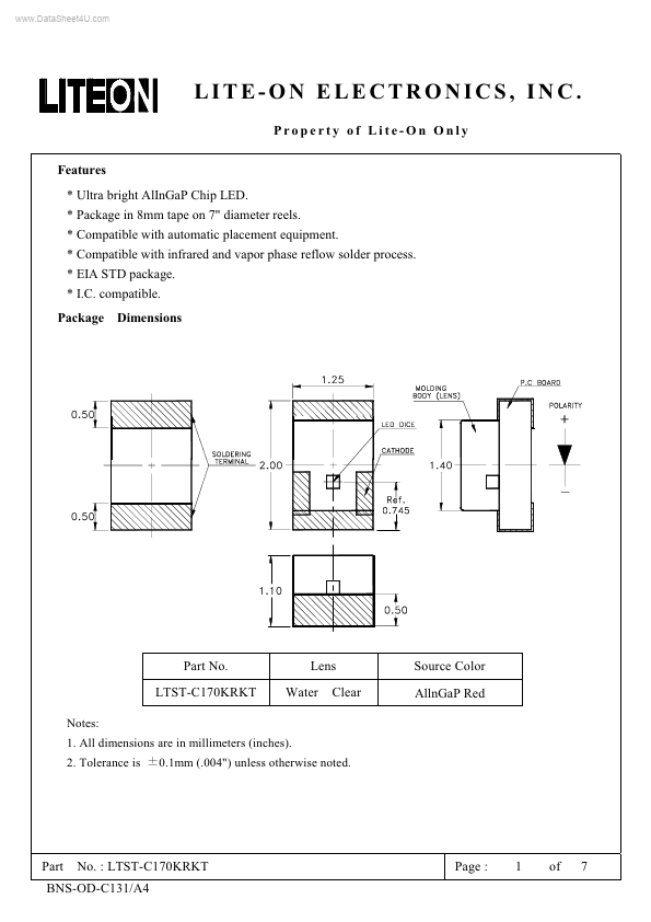 LTST-C170KRKT