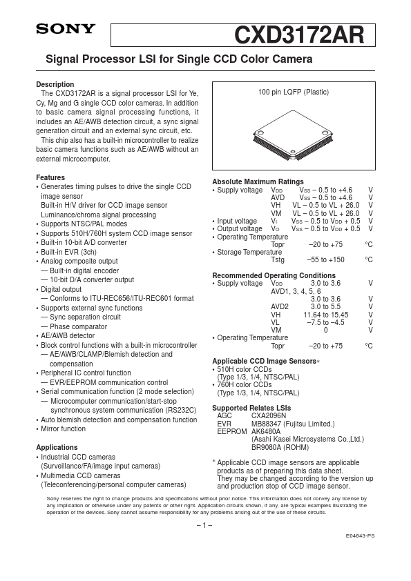 CXD3172AR