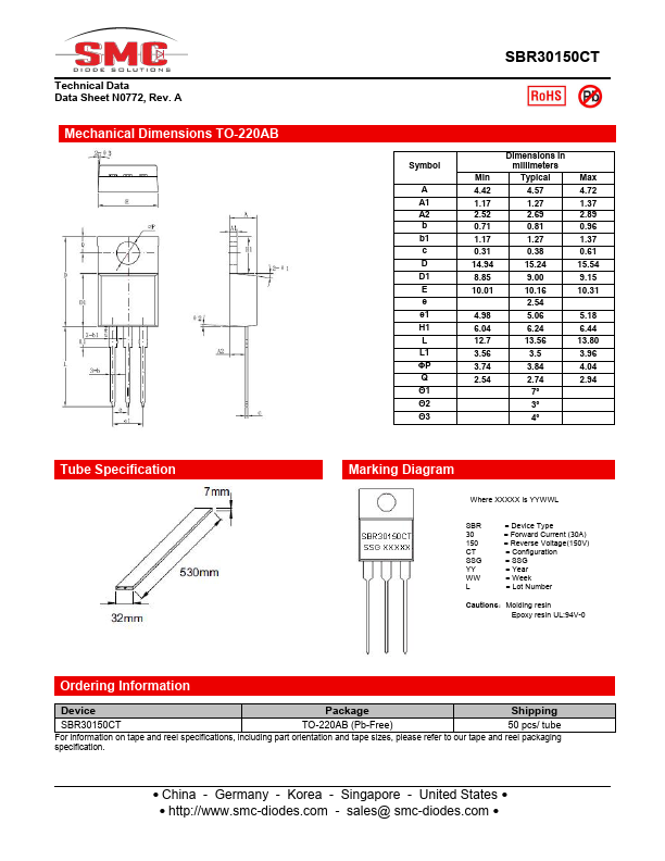 SBR30150CT