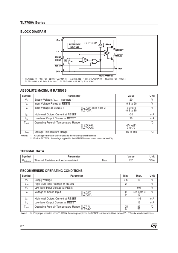 TL7700A