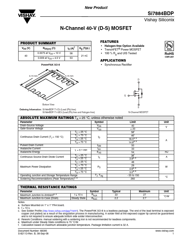 Si7884BDP