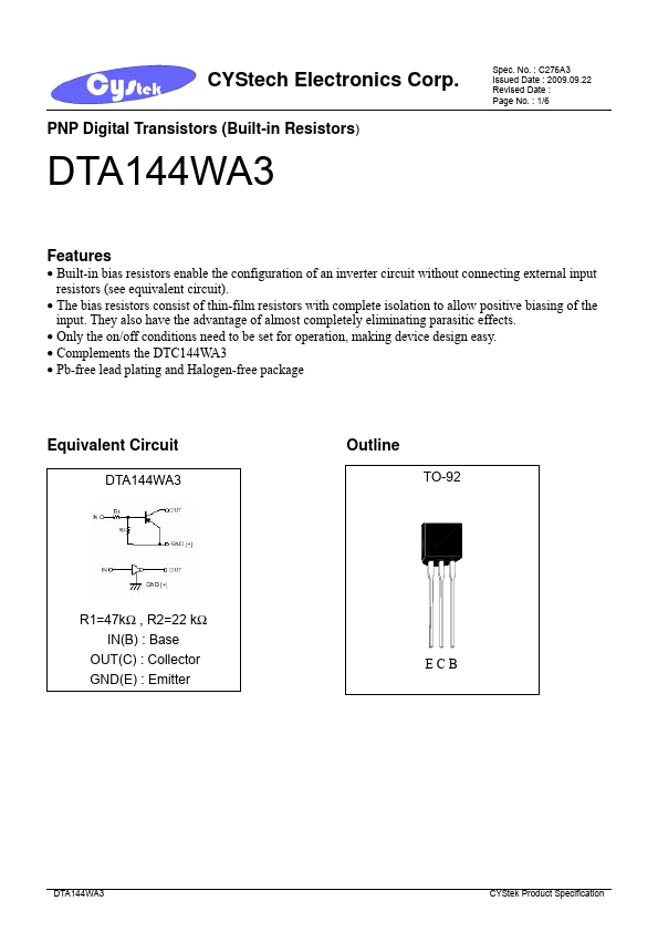 DTA144WA3