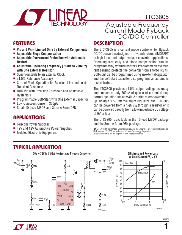 LTC3805