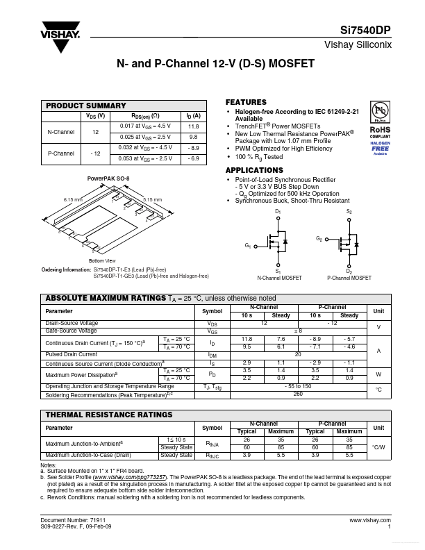 SI7540DP