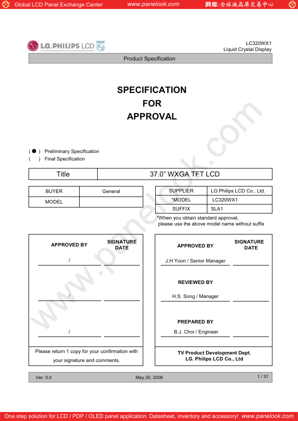 LC320WX1-SLA1