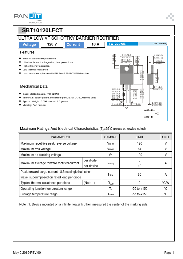 SBT10120LFCT