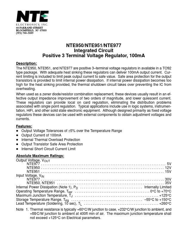 NTE977