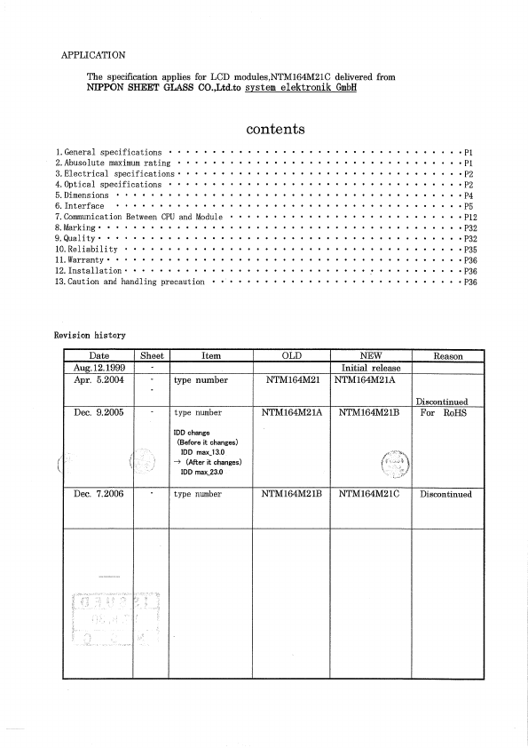 NTM164M21C