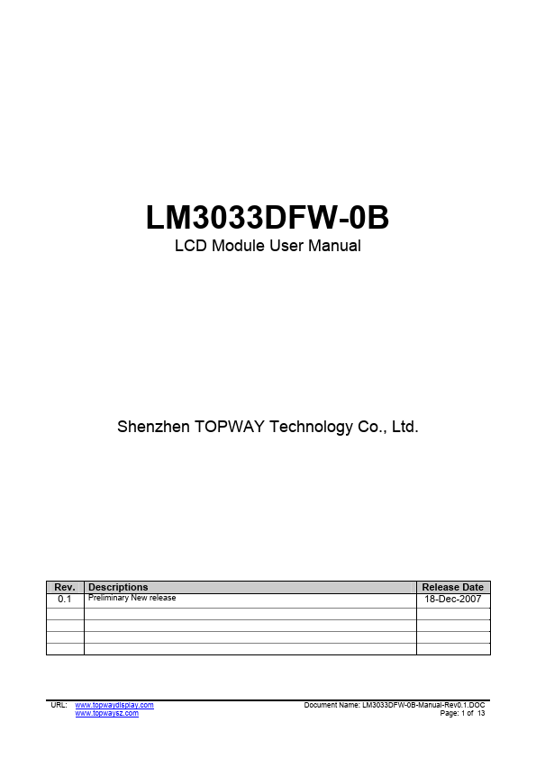 LM3033DFW-0B