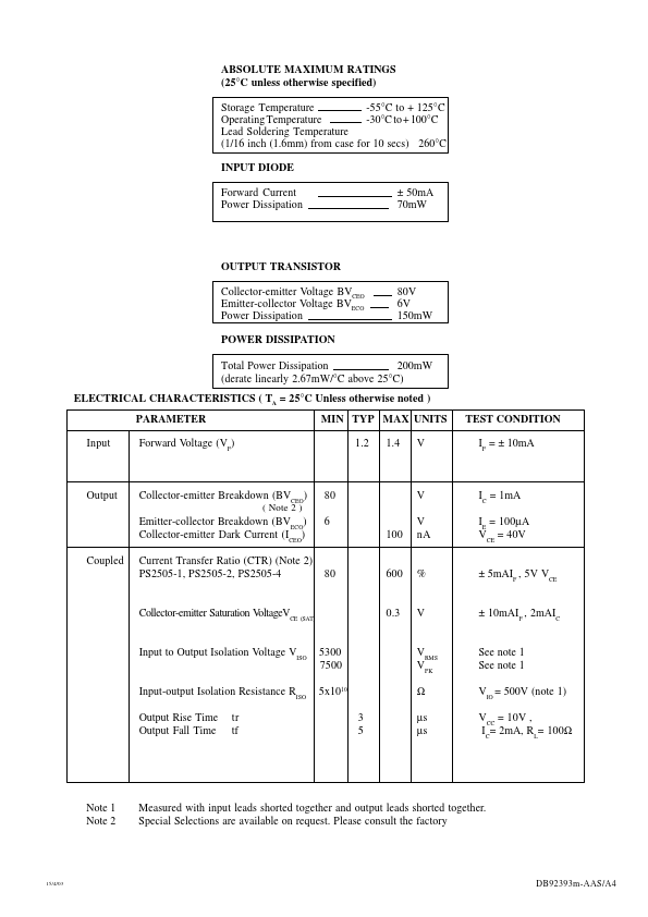 PS2505-1X