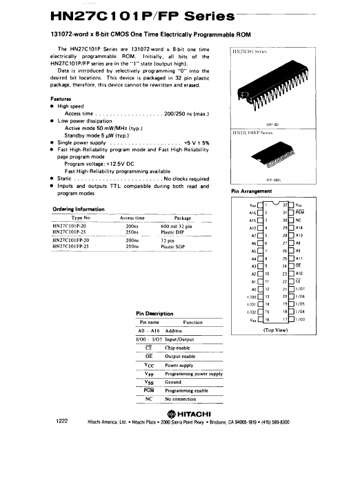 HN27C101FP