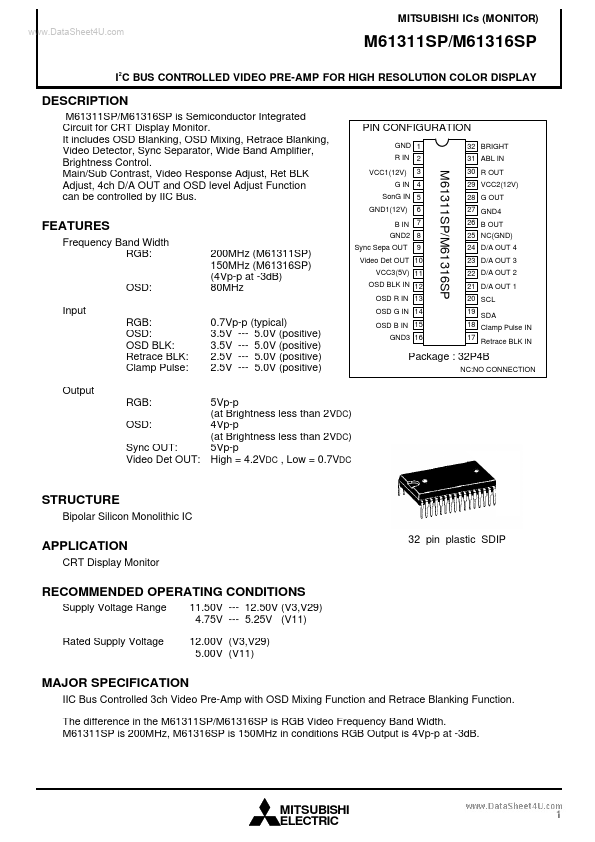 M61316SP