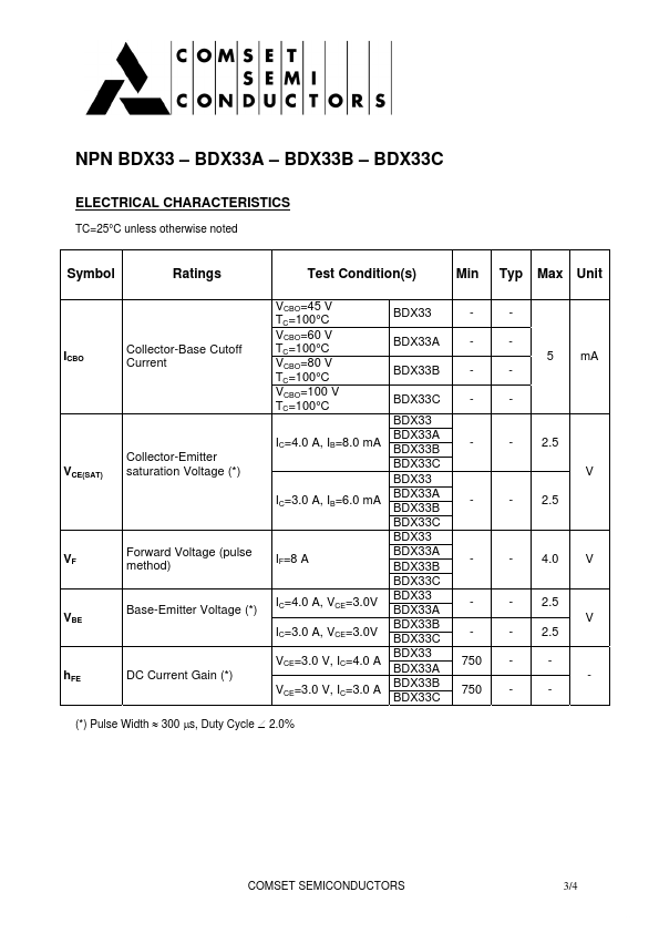 BDX33C