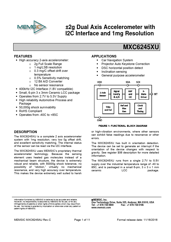 MXC6245XU