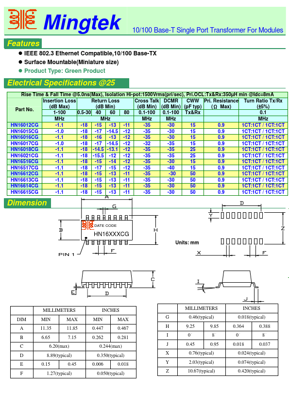 HN16015CG