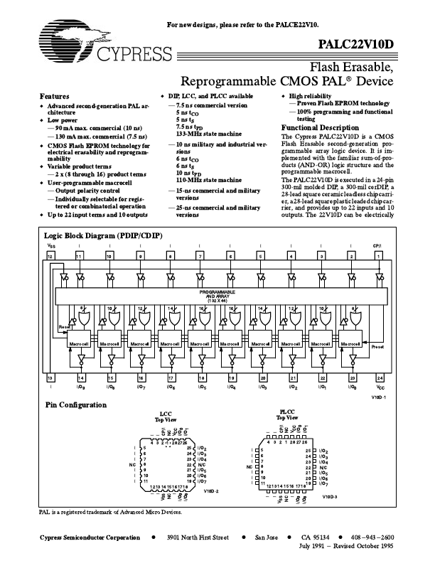 PALC22V10D