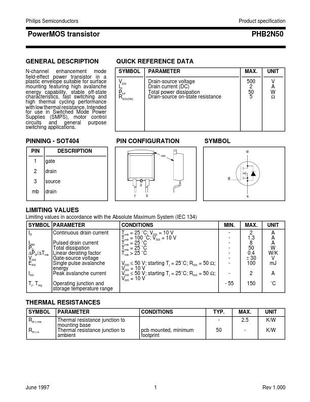 PHB2N50