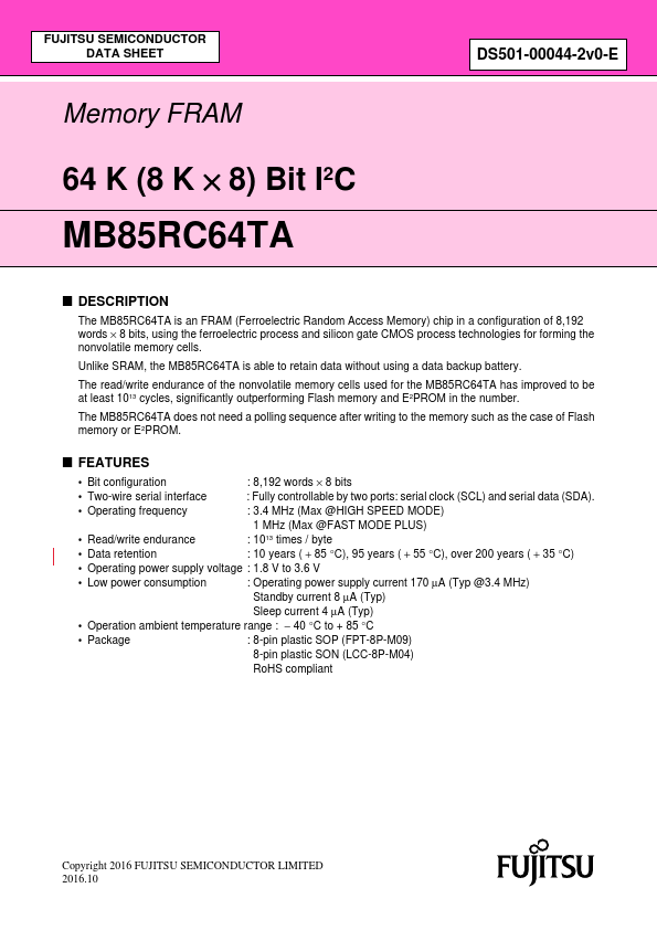 MB85RC64TA