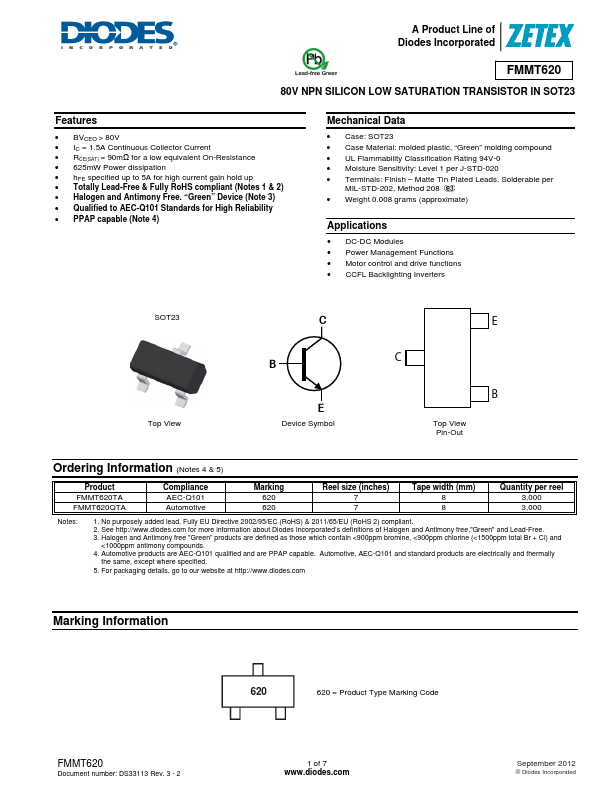 FMMT620