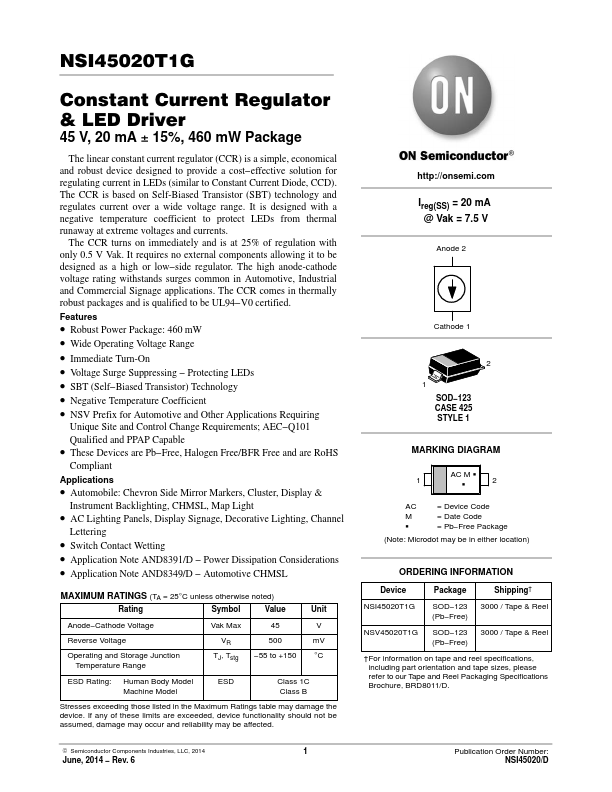 NSI45020T1G