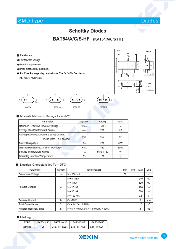 BAT54C