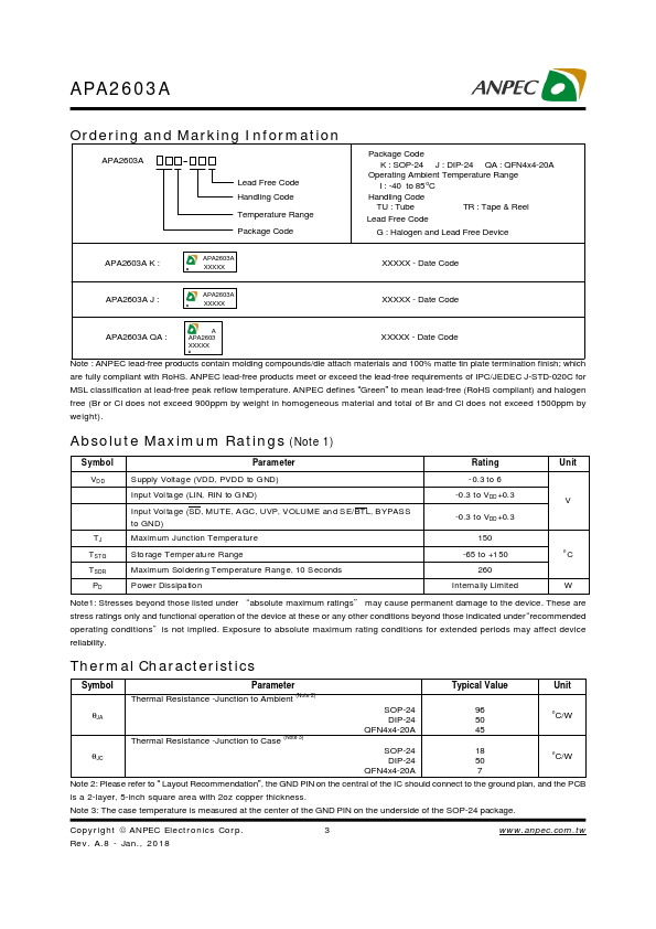 APA2603A