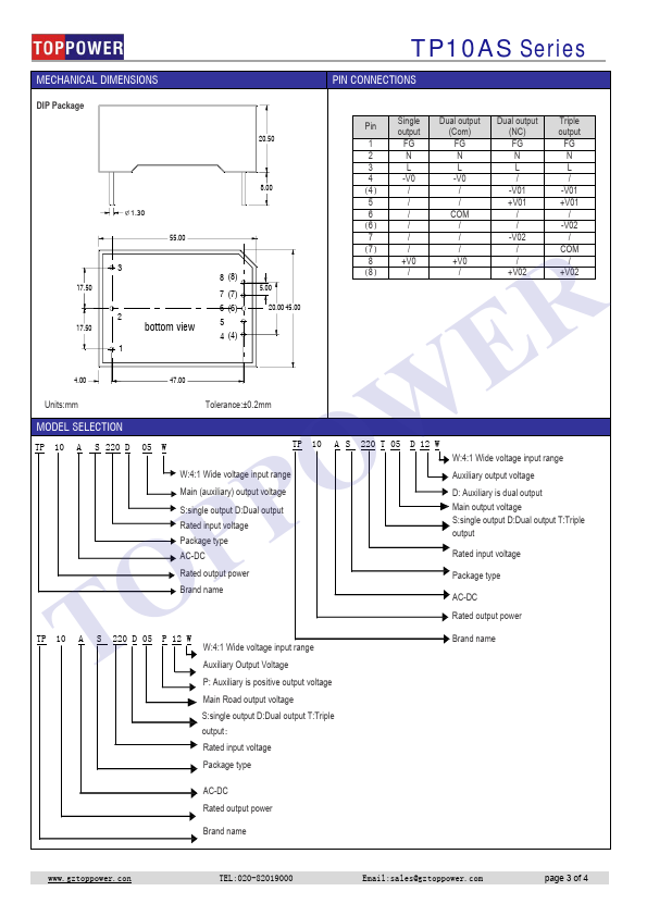 TP10AS220T05D24W