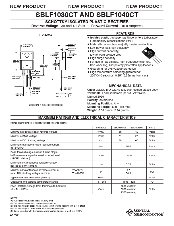 SBLF1030CT