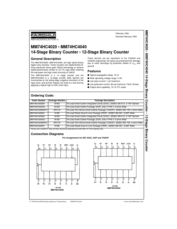 MM74HC4020