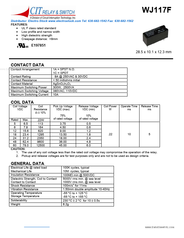 WJ117F